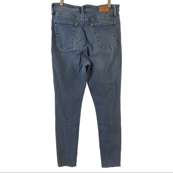 LUCKY BRAND skinny jeans with fray hem sz 31 - Picture 8 of 8
